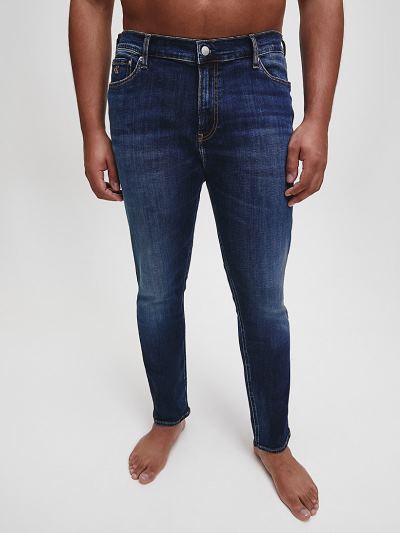 Calvin Klein Ruhák HU880638 | Calvin Klein Plus Size Férfi Farmernadrág Kék